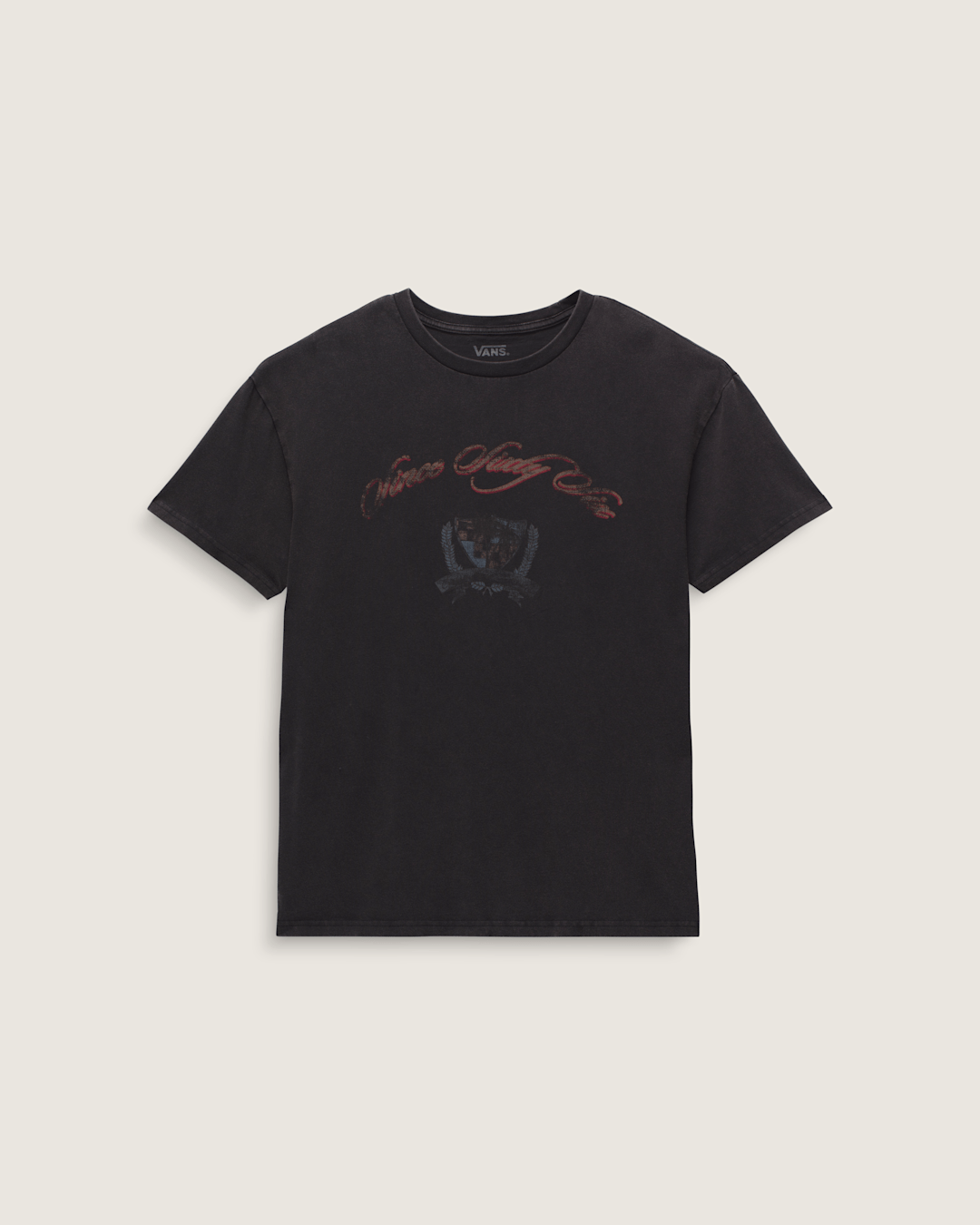 Women Vans Palm Impresa T-Shirt in Black