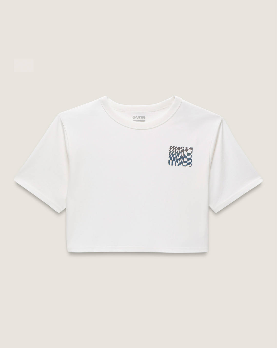 Women Vans Wildthorn Reflective T-Shirt in Cream White
