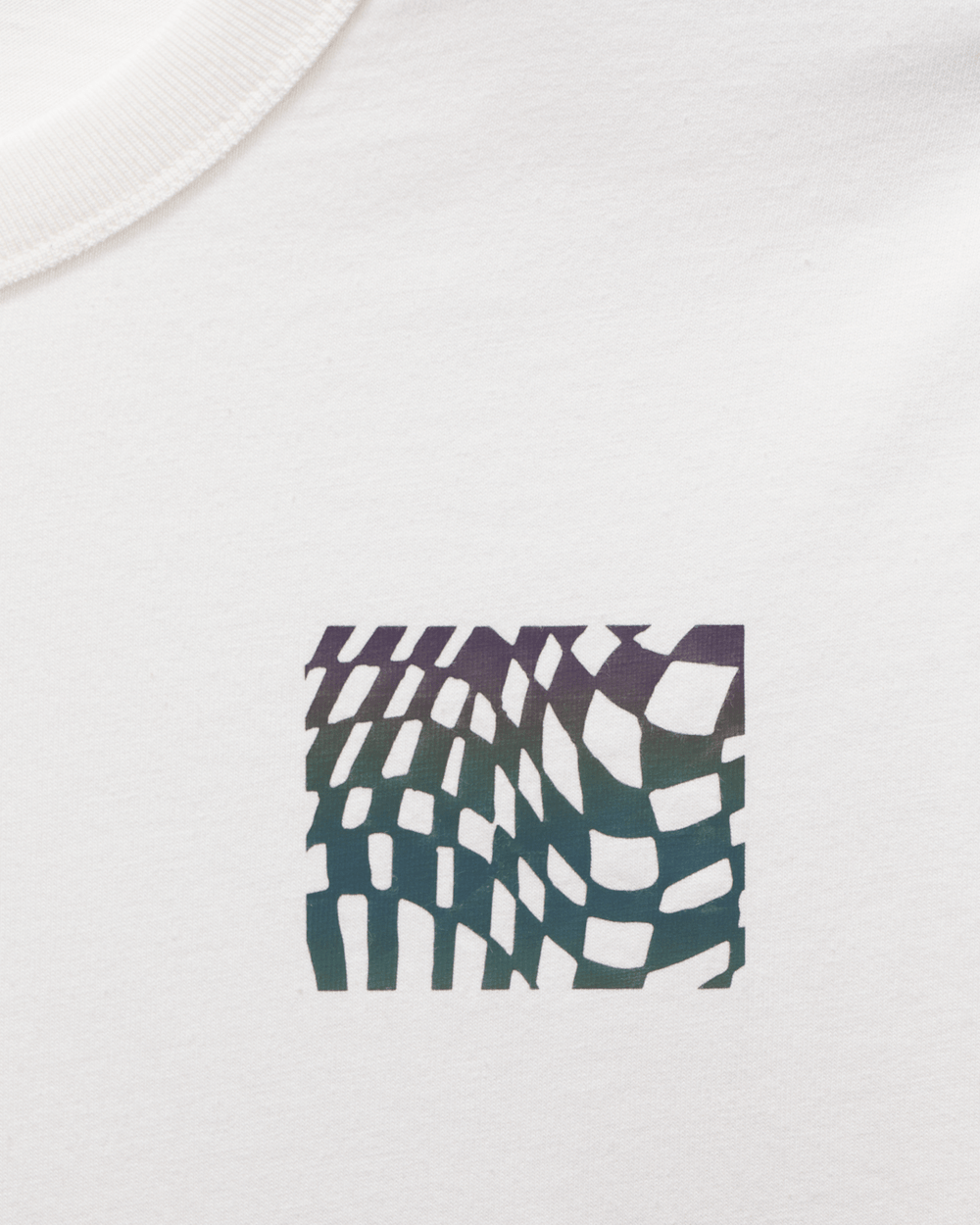 Women Vans Wildthorn Reflective T-Shirt in Cream White