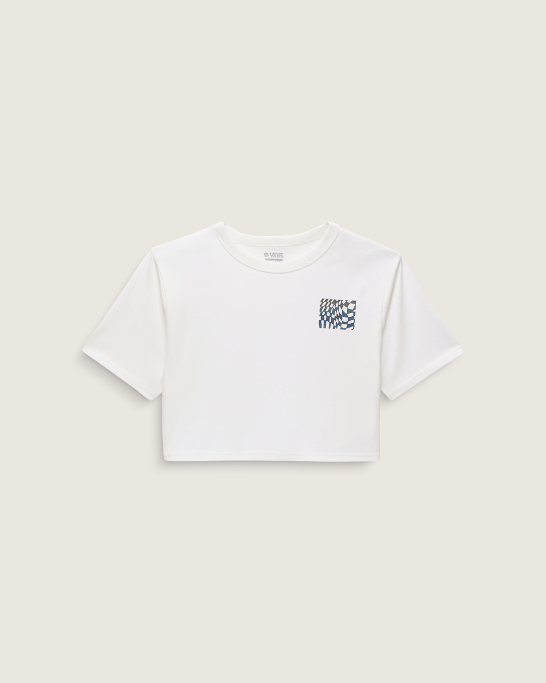 Women Vans Wildthorn Reflective T-Shirt in Cream White