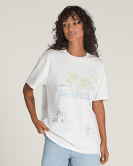Women Vans Vintage St. Vans T-Shirt in White