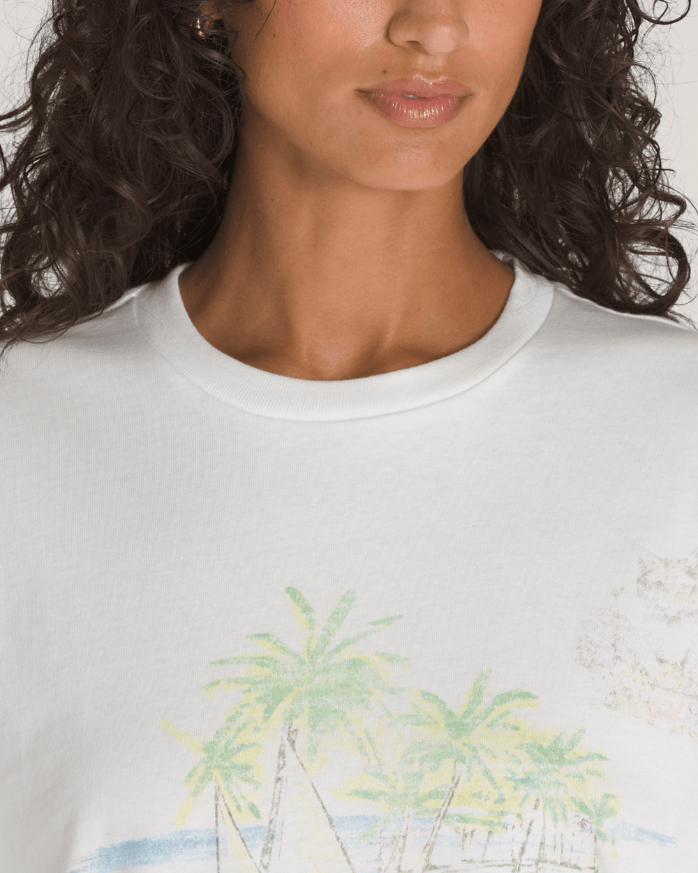 Women Vans Vintage St. Vans T-Shirt in White