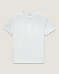 Women Vans Vintage Retro Isle T-Shirt in White Mint