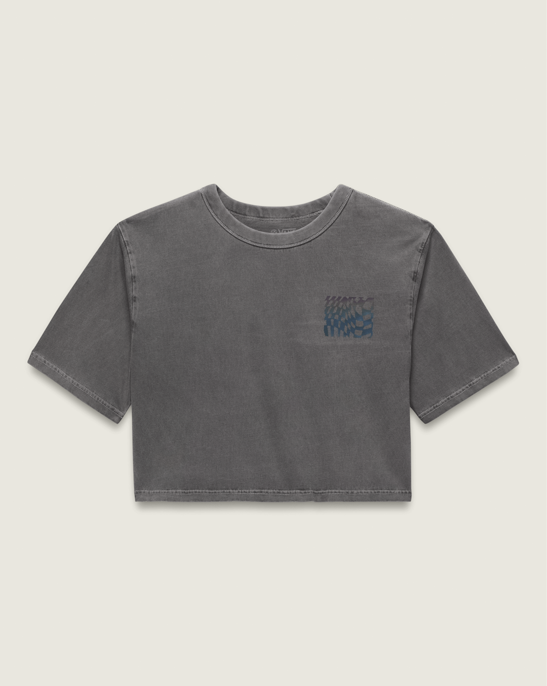 Women Vans Wildthorn Reflective T-Shirt in Faded Black