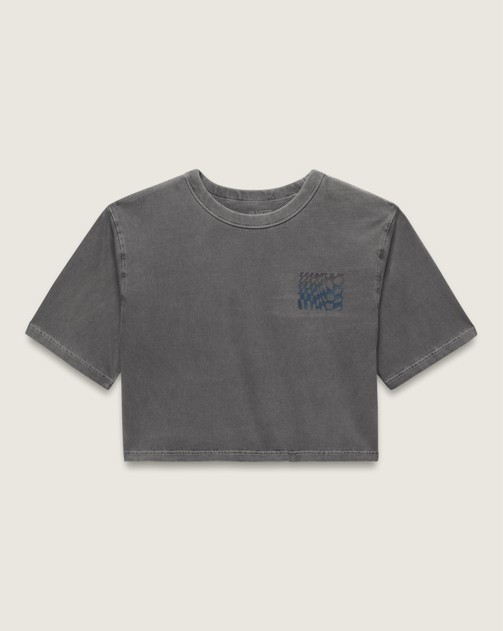 Women Vans Wildthorn Reflective T-Shirt in Faded Black