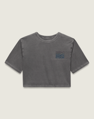 Women Vans Wildthorn Reflective T-Shirt in Faded Black
