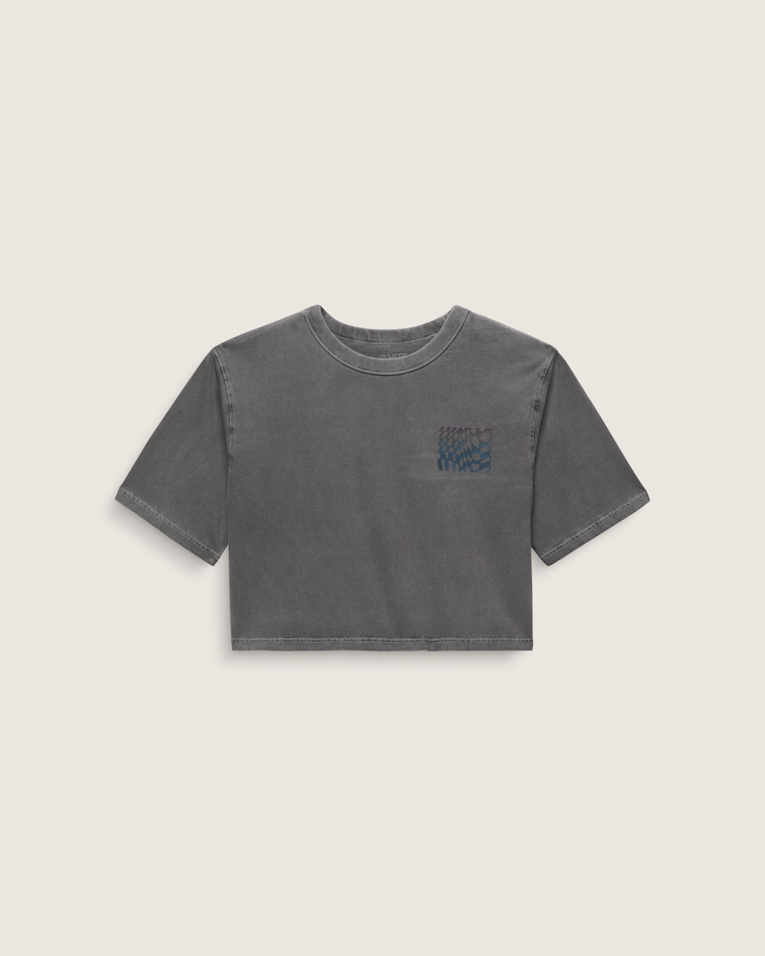 Women Vans Wildthorn Reflective T-Shirt in Faded Black