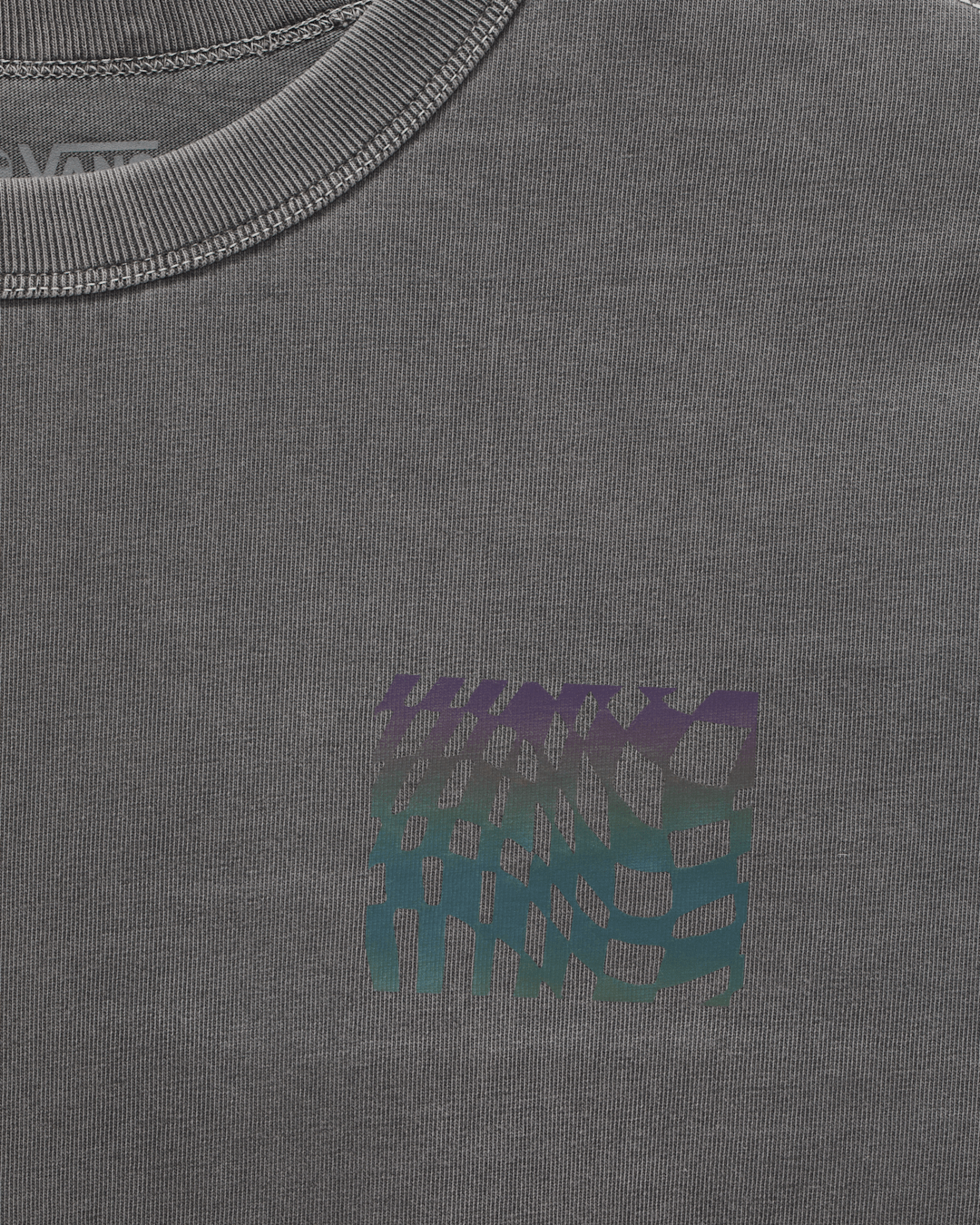 Women Vans Wildthorn Reflective T-Shirt in Faded Black