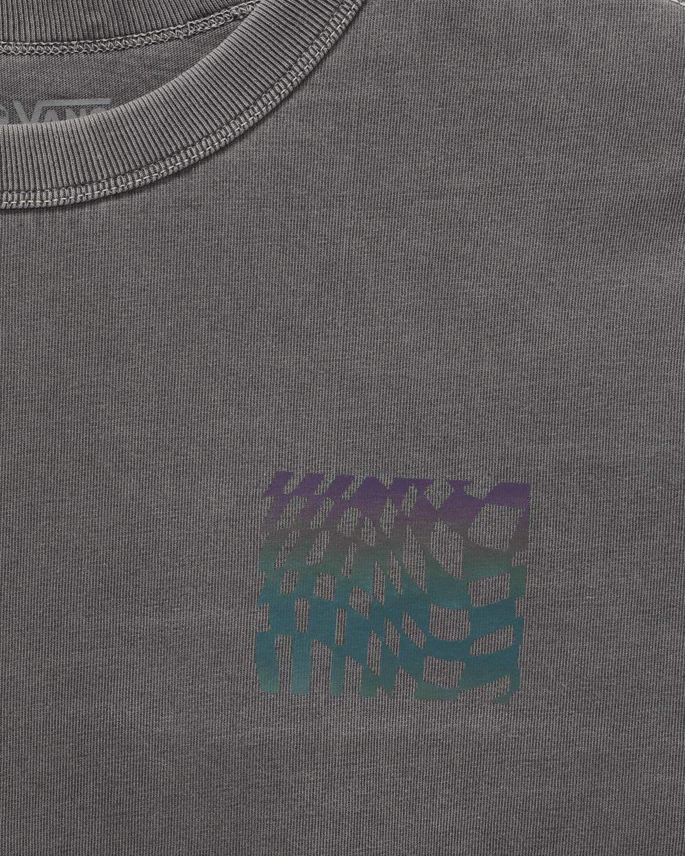 Women Vans Wildthorn Reflective T-Shirt in Faded Black