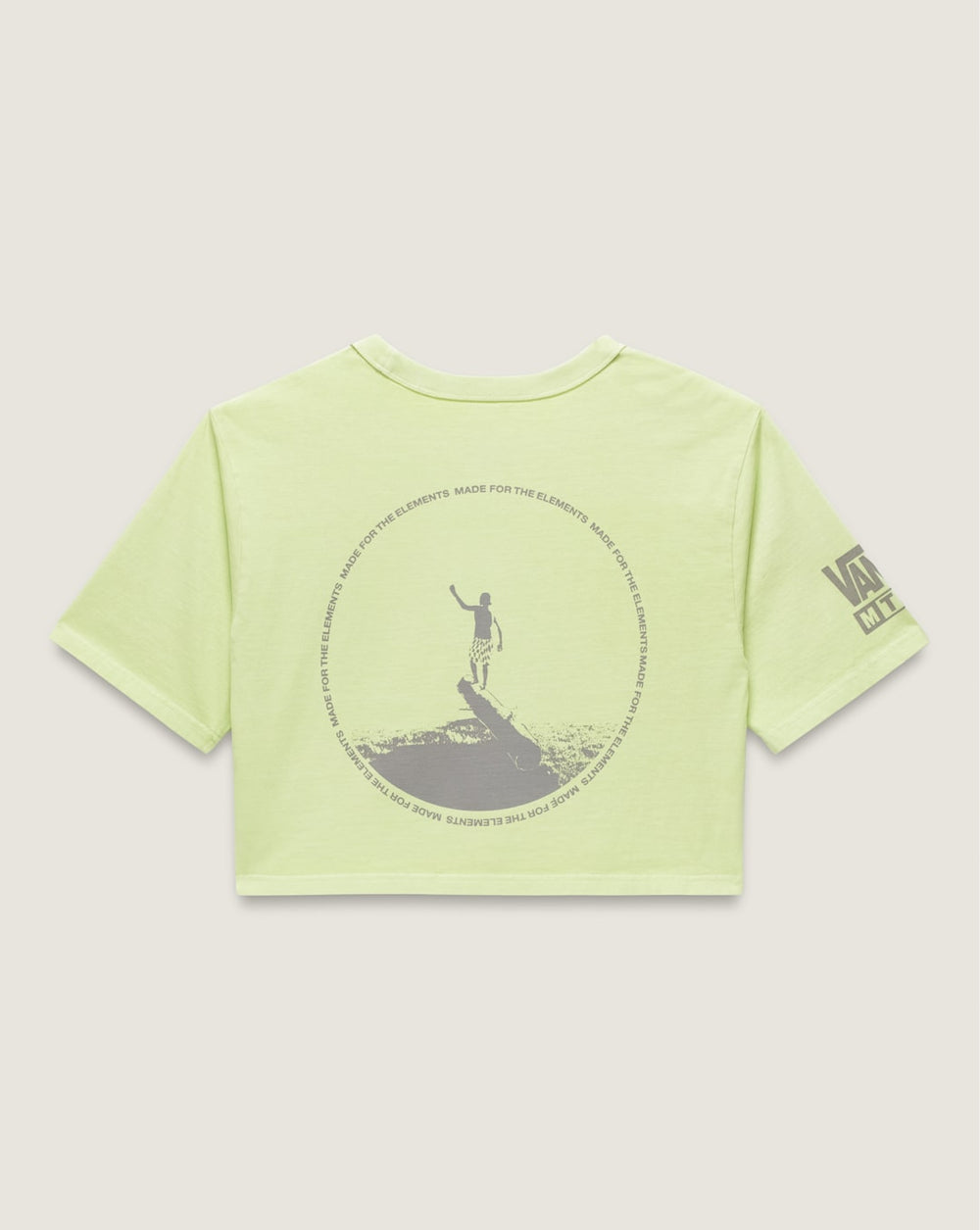 Women Vans Big Cypress T-Shirt in Shadow Lime Green