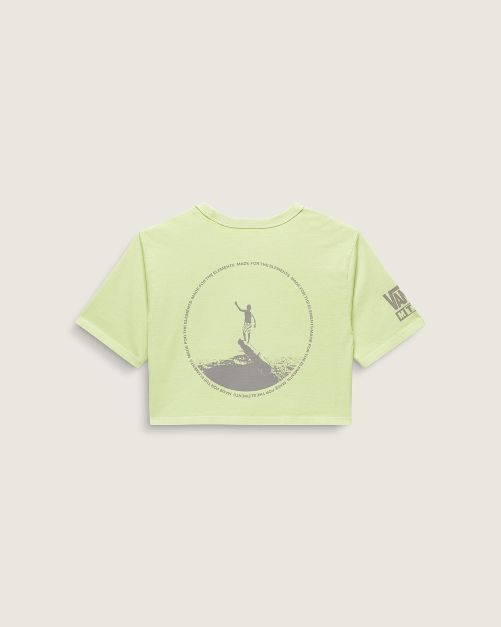 Women Vans Big Cypress T-Shirt in Shadow Lime Green