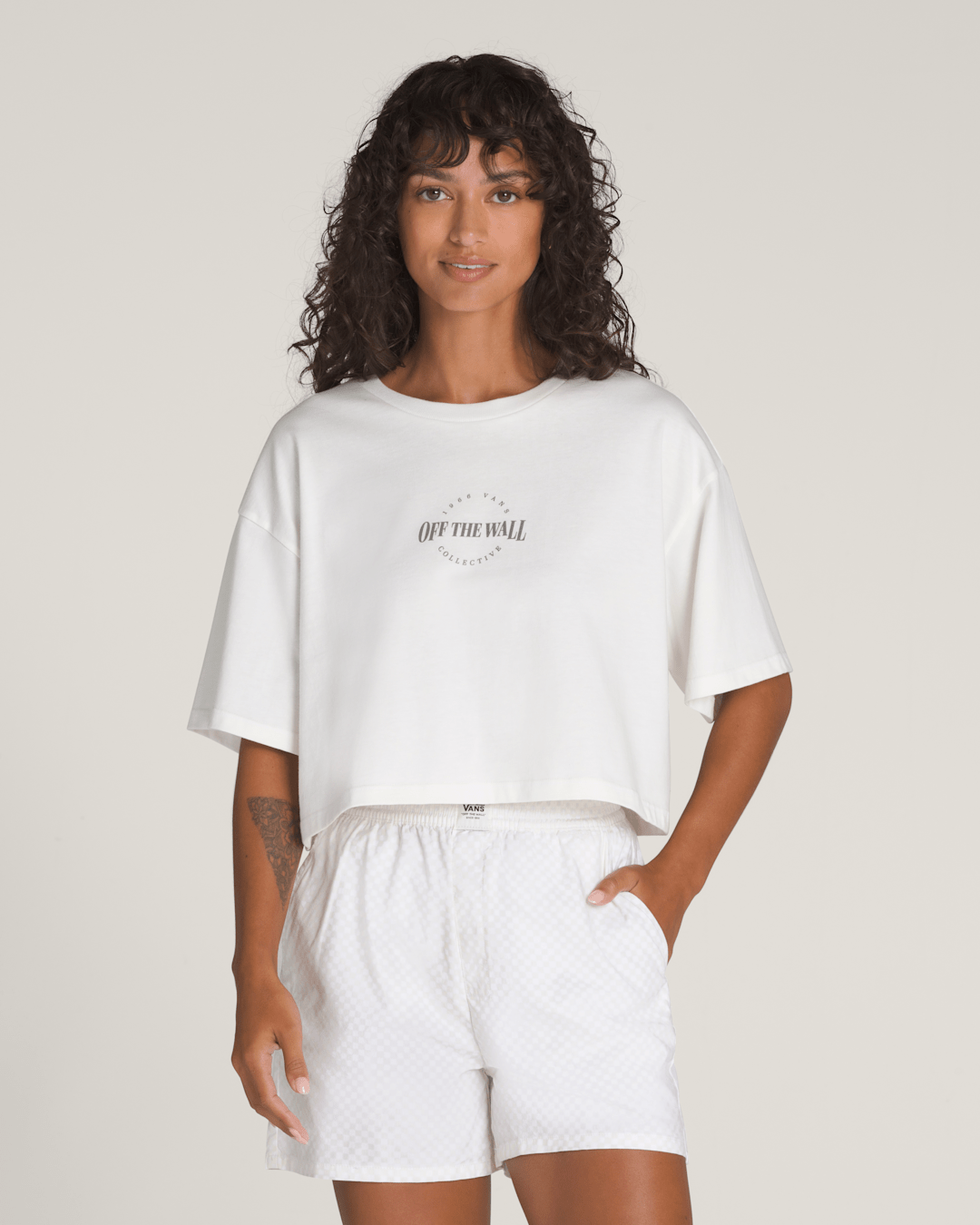 Women Vans Rylen T-Shirt in White