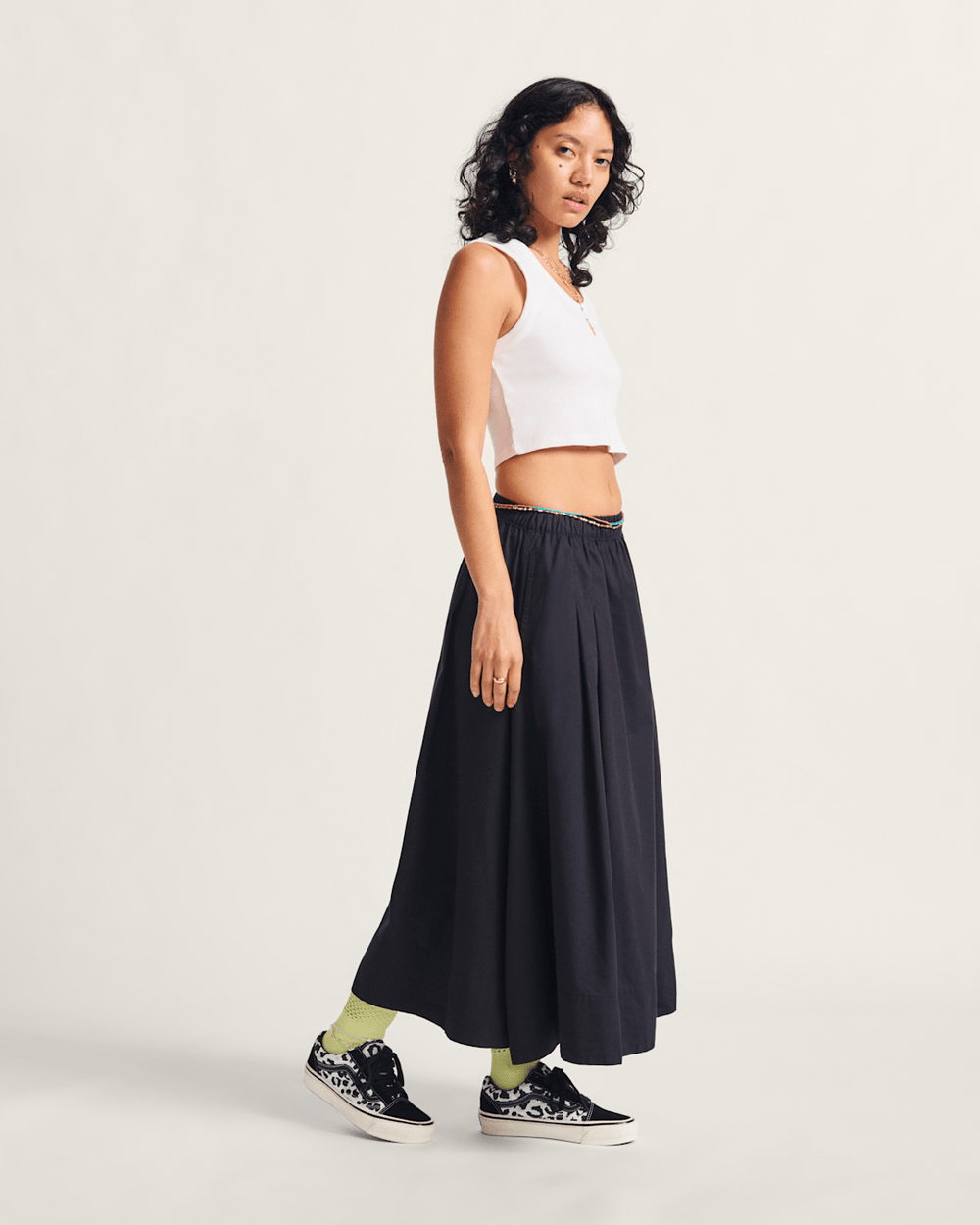Women|Men Vans Drew Rib Tank Top in White