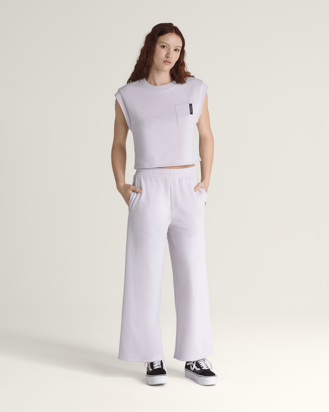 Women Vans Bryn Sleeveless Top in Evening Haze Grey