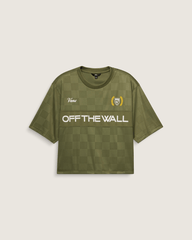 Women Vans Stevies Sports Jersey in Loden Green