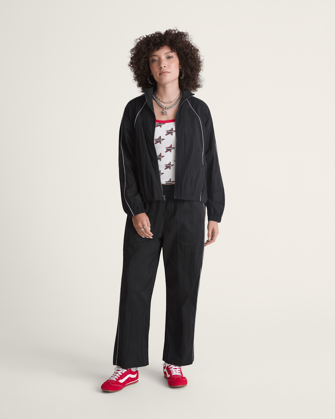 Women Vans Nyla Track Pant in Black