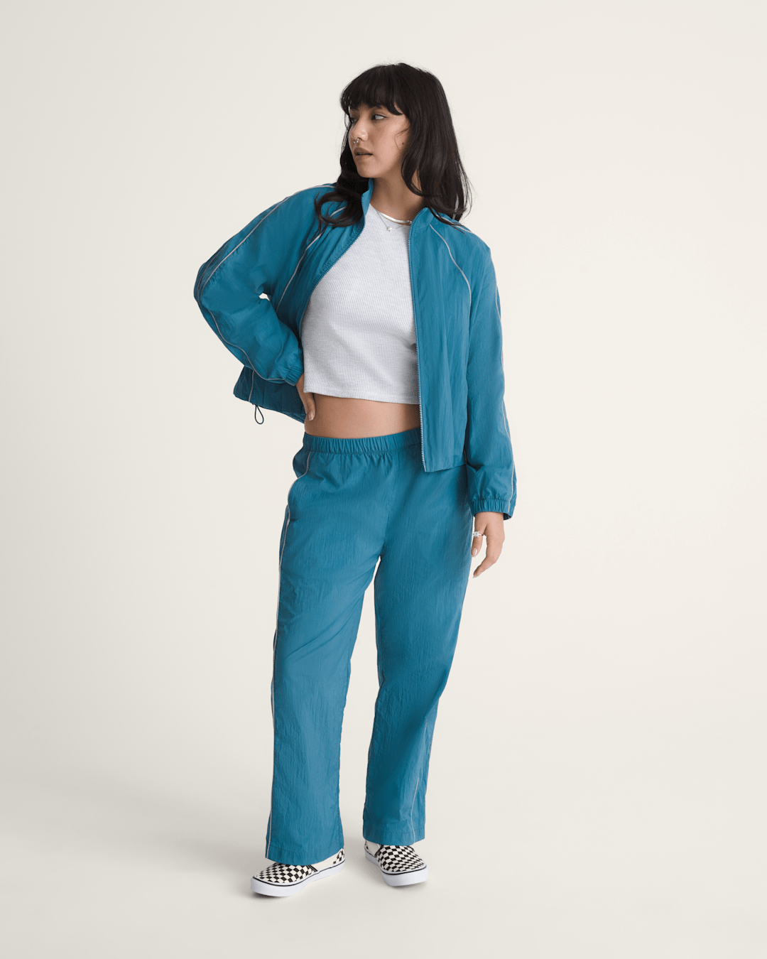 Women Vans Nyla Track Pants in Stv Navy Blue