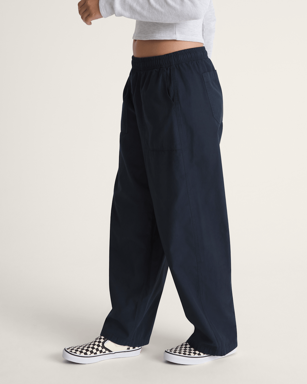 Women Vans Barrel Pants in Parisian Night Blue