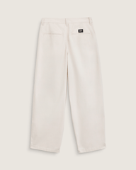 Women Vans Pleated Pants in Turtledove White