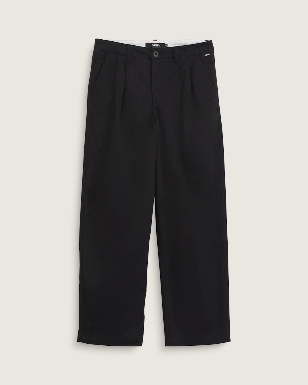 Women Vans Pleated Pants in Black