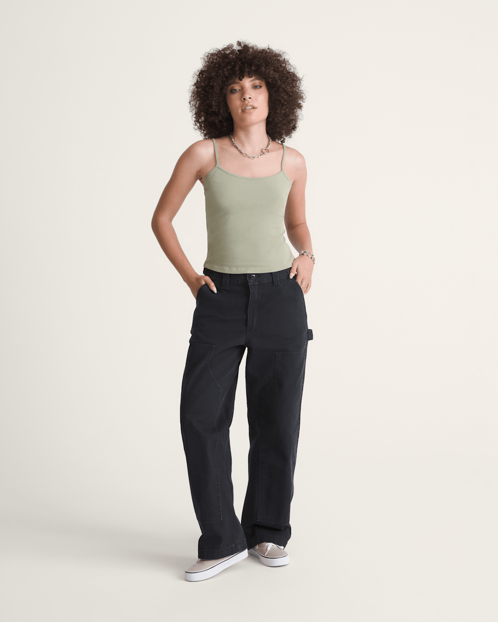 Women Vans Emily Carpenter Pants in Black
