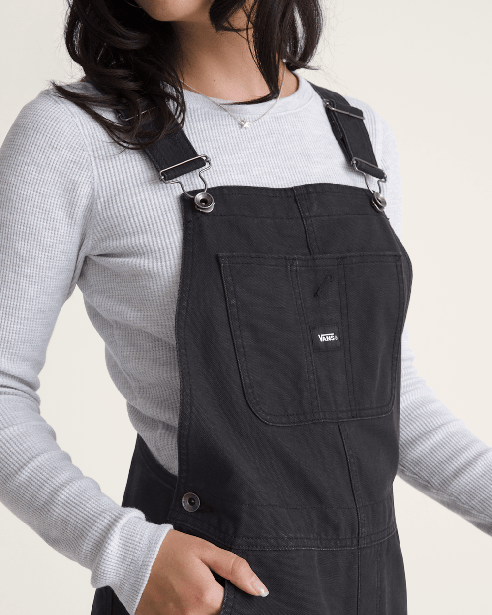 Women Vans Chore Overall in BLack
