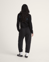 Women Vans Salton Fleece Jogger Pants in Black