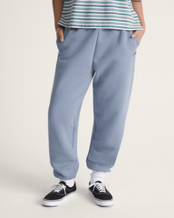 Women Vans Salton Fleece Jogger Pants in Glacial Slate Blue