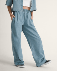 Women Vans Wren Denim Pant in True Navy