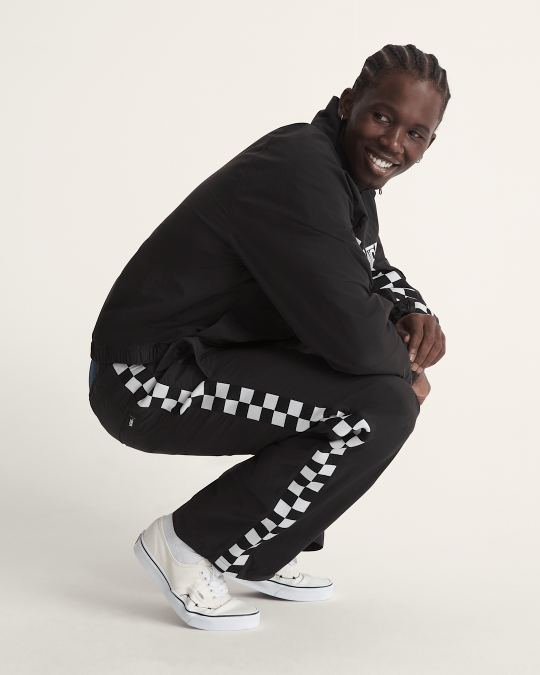 Women|Men Vans Ronnie Track Pant in Black