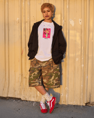 Women|Men Vans Range Cargo Loose 22'' Shorts in Vintage Camo Brown / Green