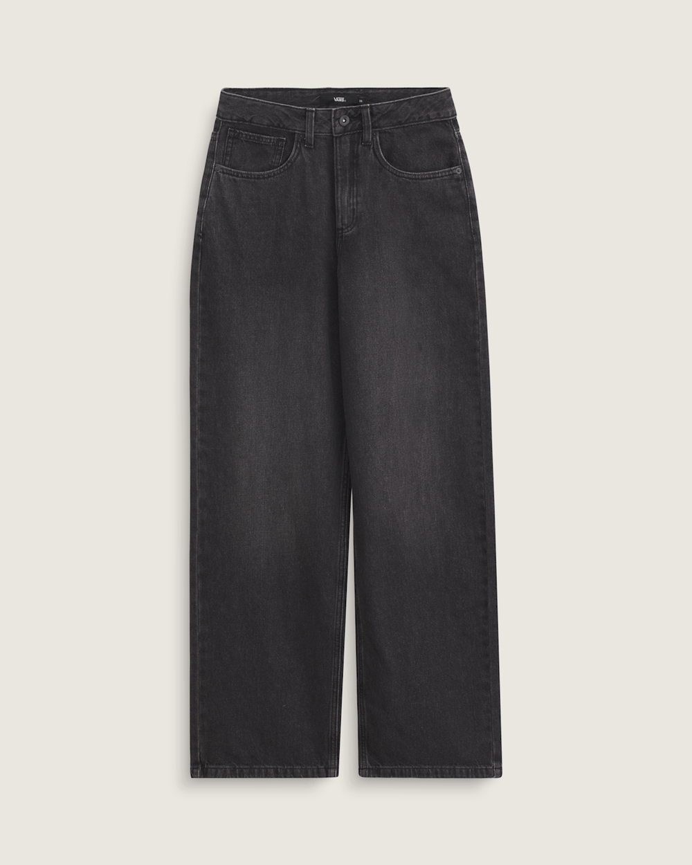 Women Vans Sirelle 5 Pocket Denim Puddle Pants in Black