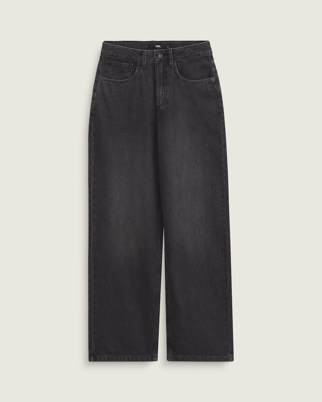 Women Vans Sirelle 5 Pocket Denim Puddle Pants in Black