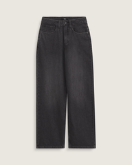 Women Vans Sirelle 5 Pocket Denim Puddle Pants in Black
