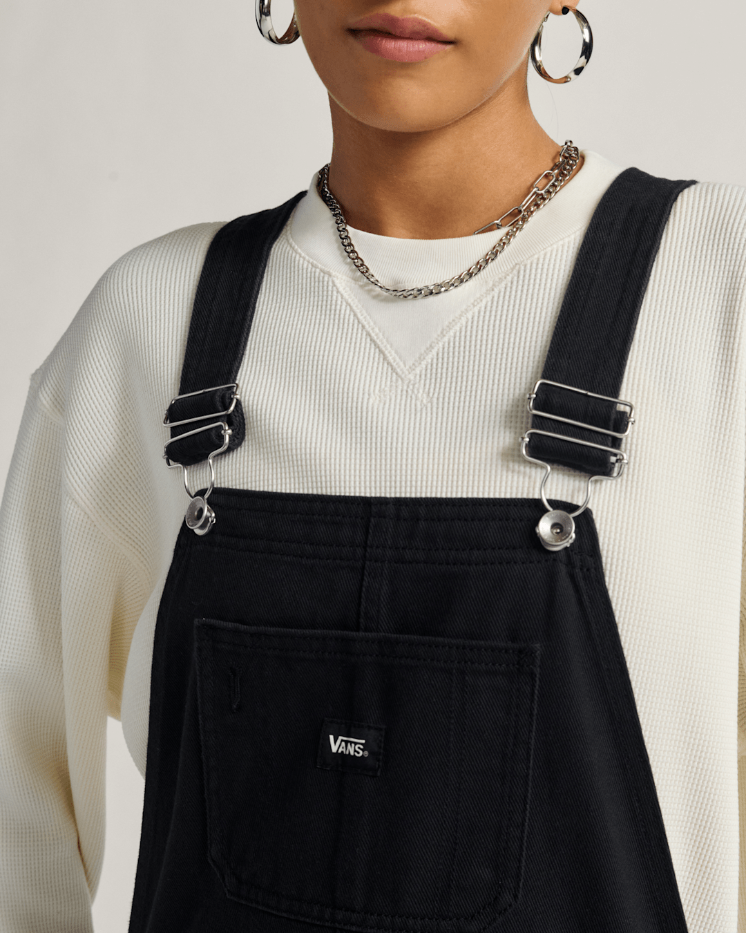 Women Vans Sirelle Overalls in Black