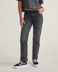 Women Vans Annabelle Pants in Stonewash Black