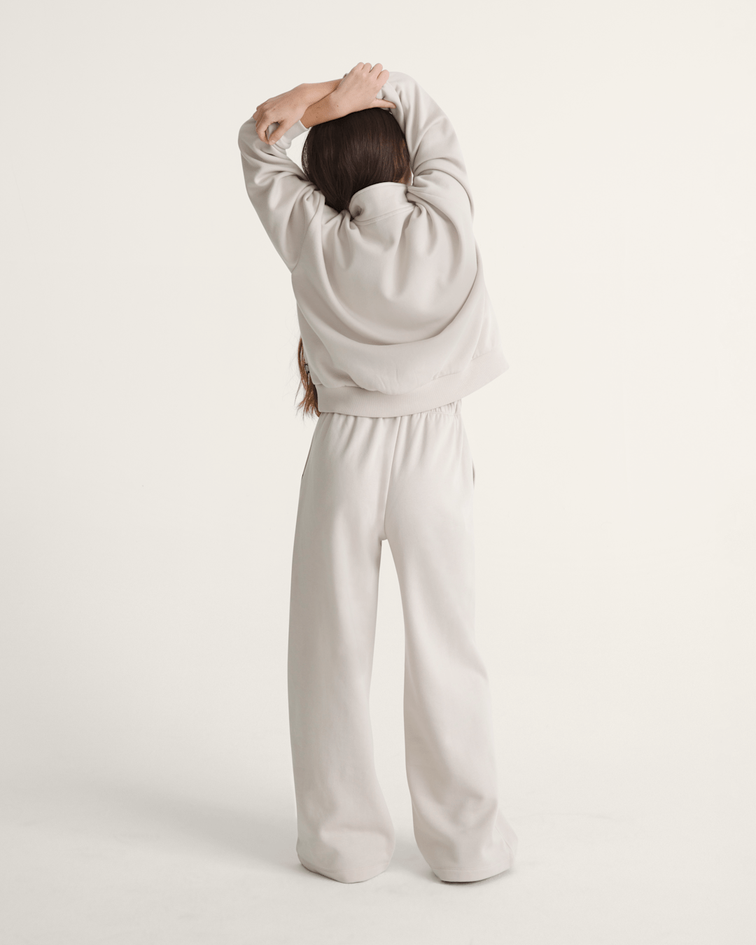 Women Vans Drop V Sweatpants in Taupe Mist Grey