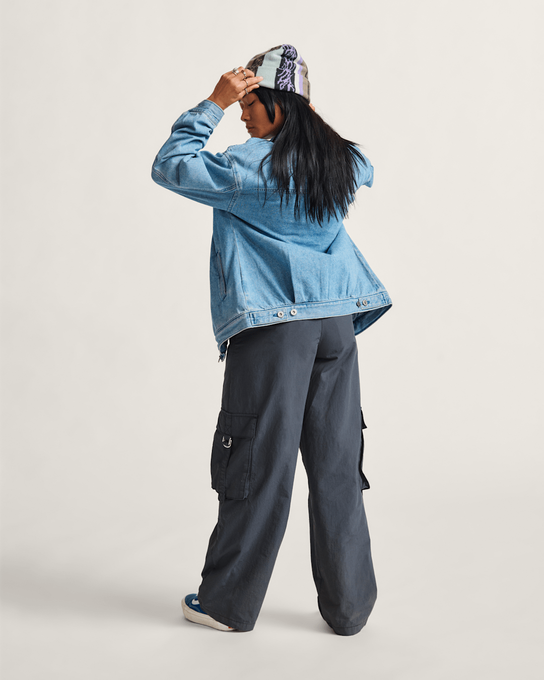 Women Vans Cobra Cargo Pants in Asphalt Grey