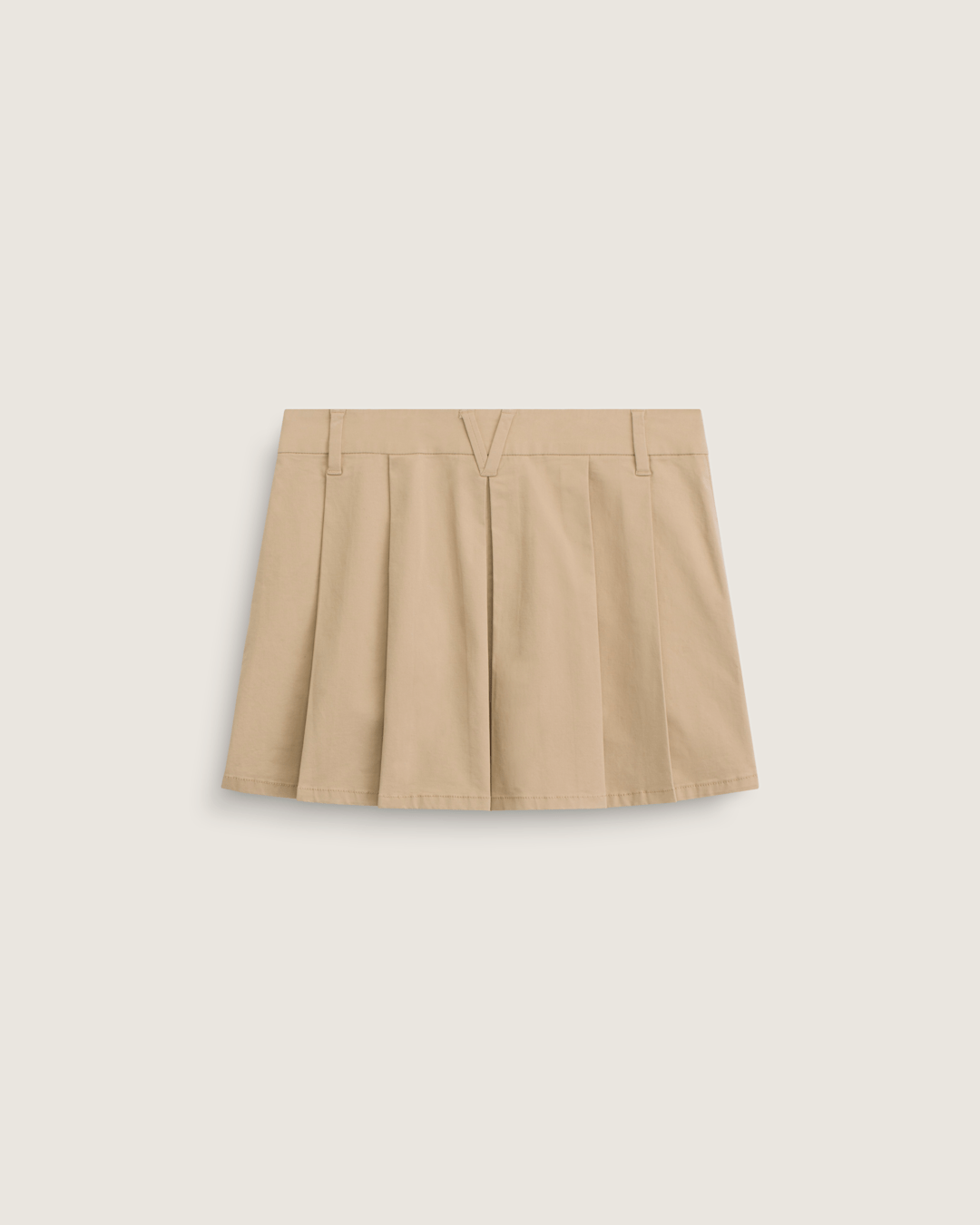 Women Vans Authentic Chino Mini Skirt in Incense Brown