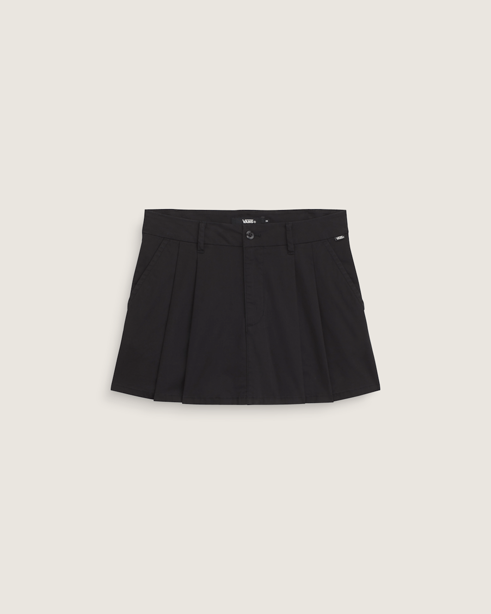 Women Vans Authentic Chino Mini Skirt in Black