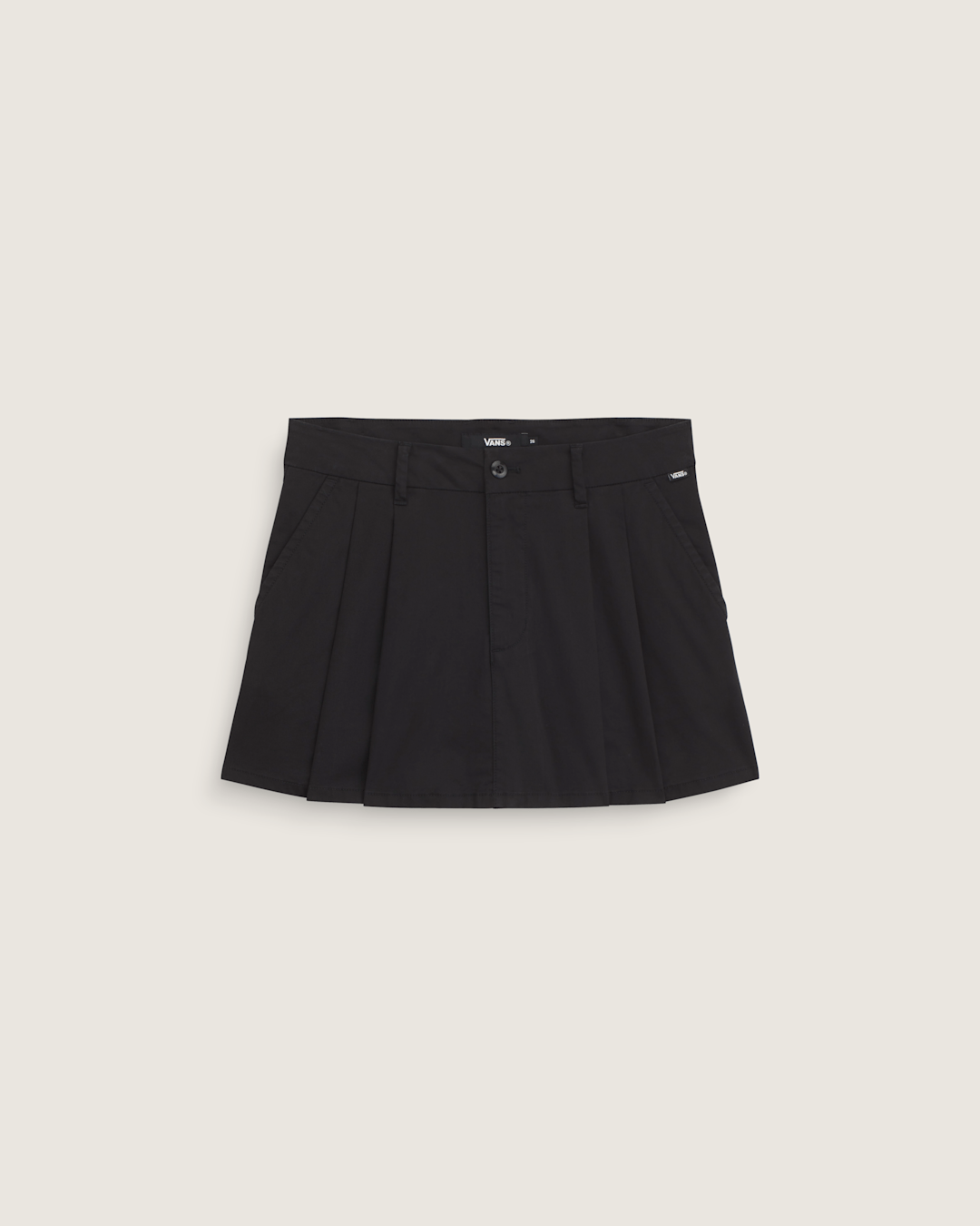 Women Vans Authentic Chino Mini Skirt in Black