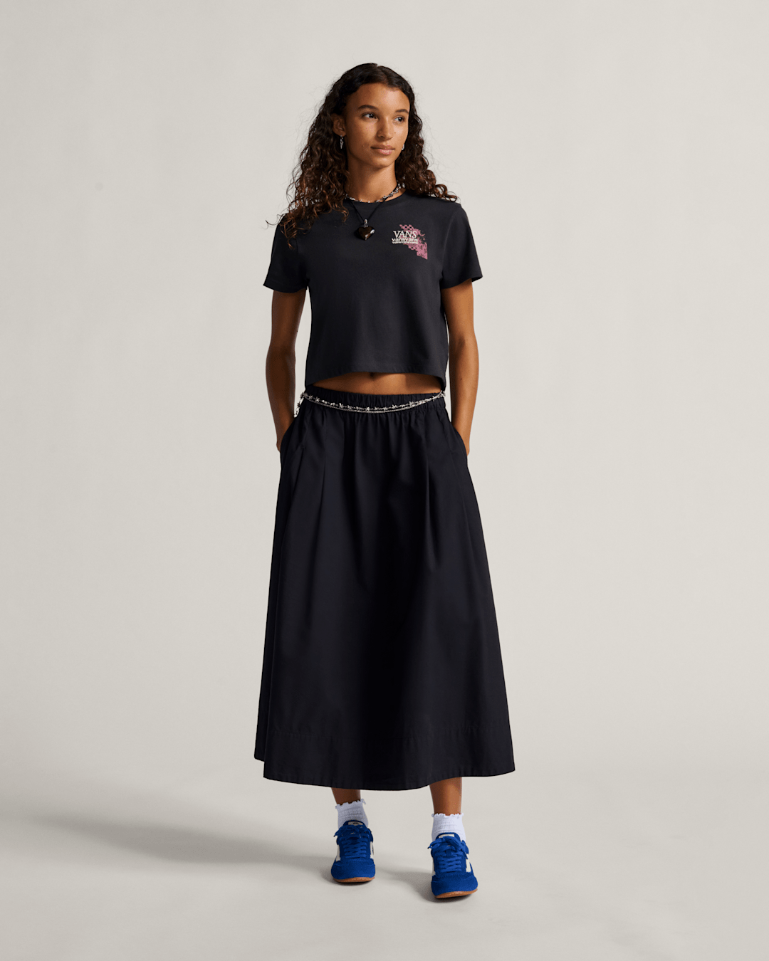 Women Vans Francesca Full Skirt in Black
