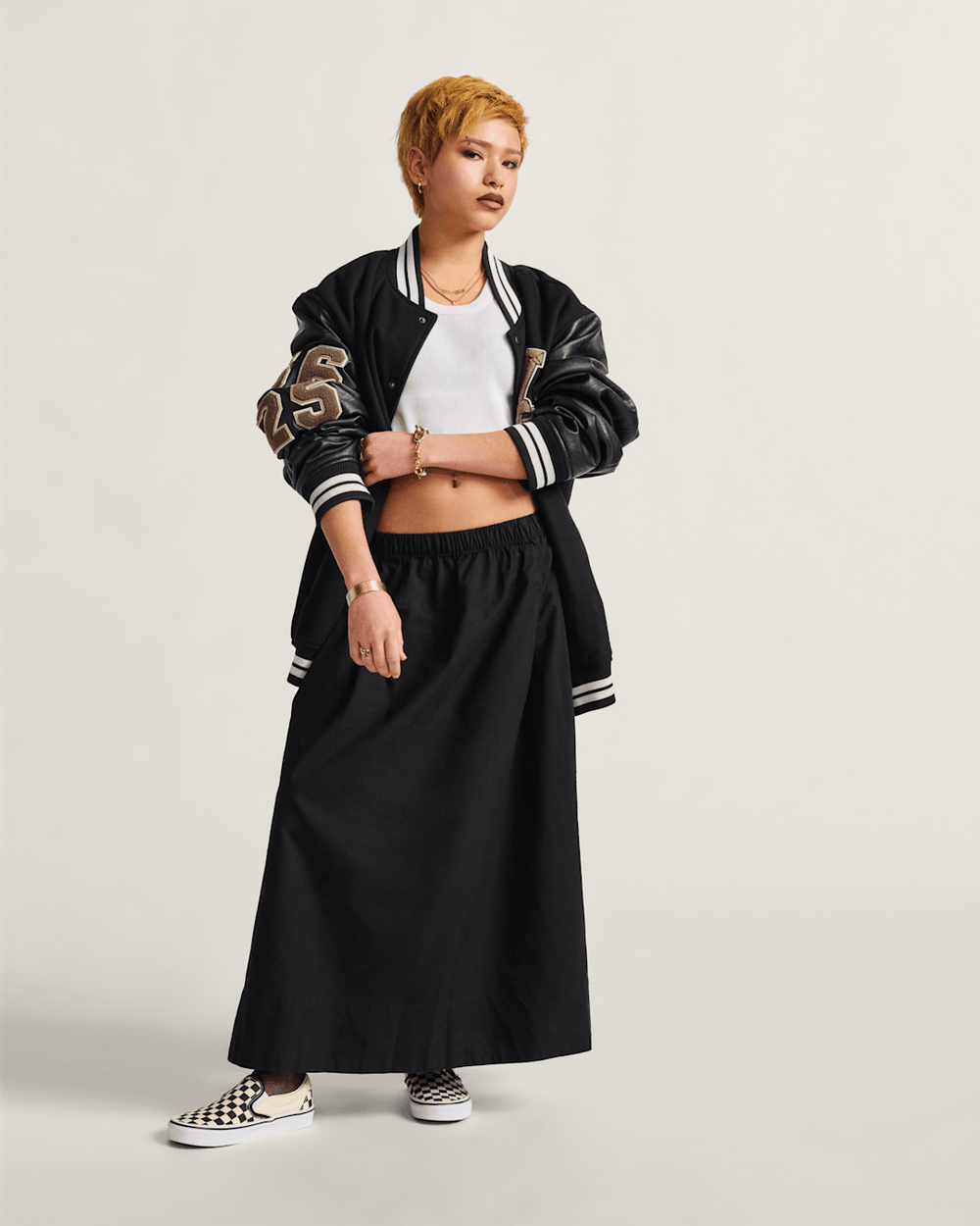 Women Vans Francesca Full Skirt in Black
