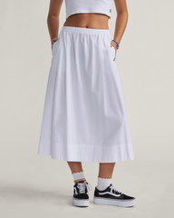 Women Vans Francesca Full Skirt in White