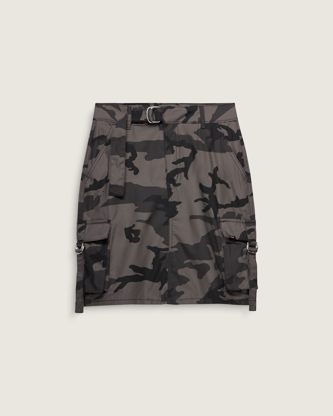 Women Vans Cobra Cargo Skirt in Camo Black / Grey