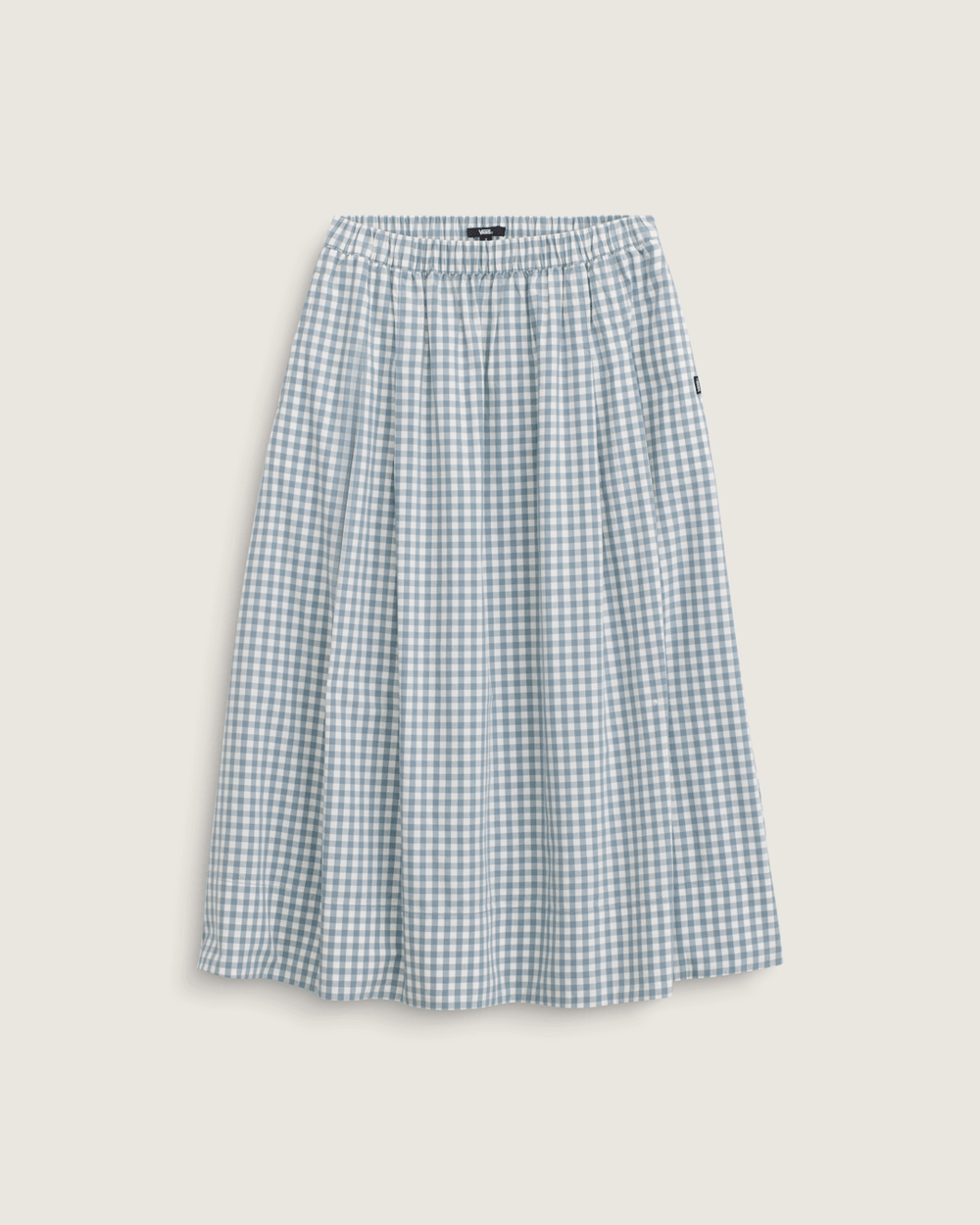 Women Vans Francesca Full Plaid Skirt in Blue / White