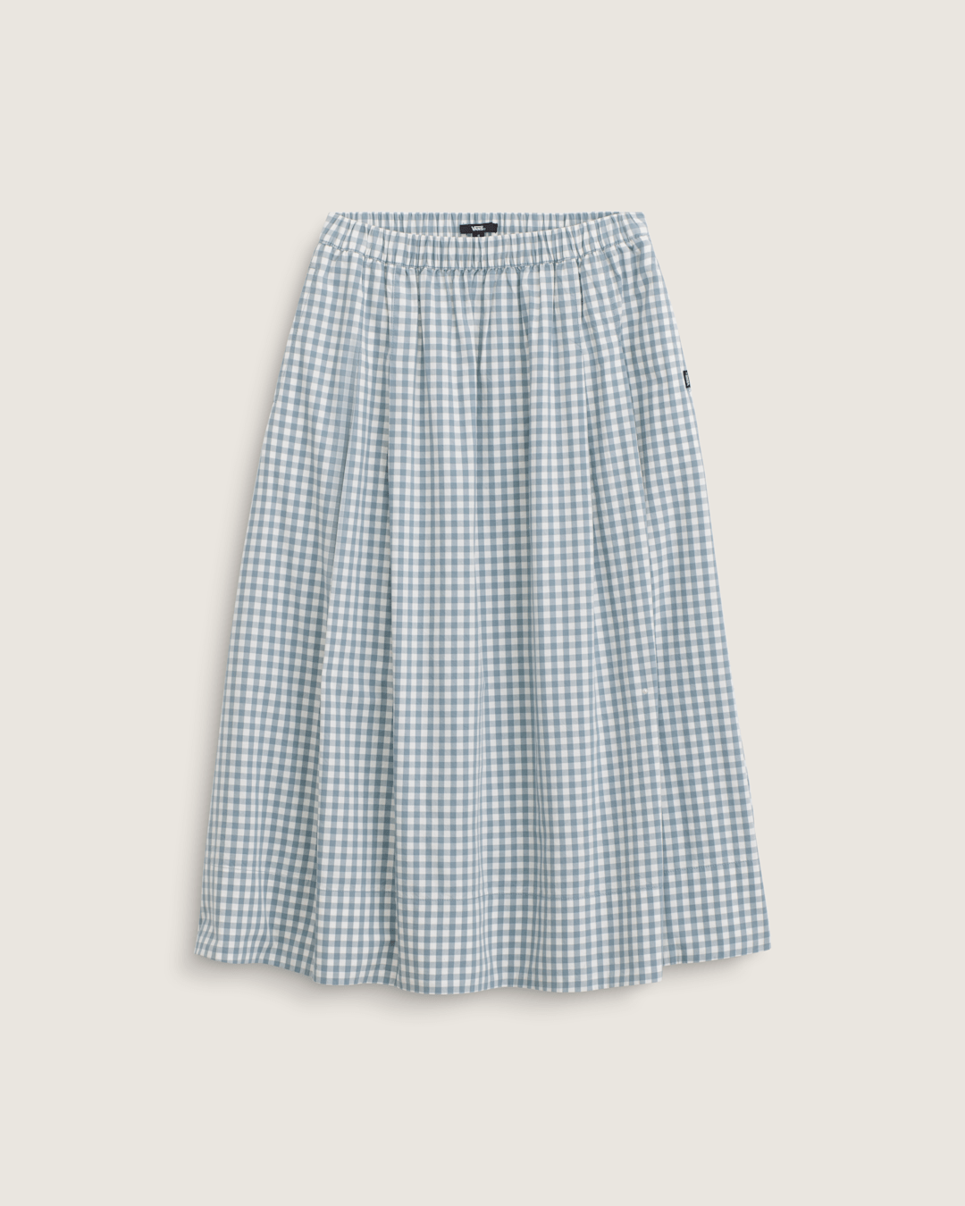 Women Vans Francesca Full Plaid Skirt in Blue / White