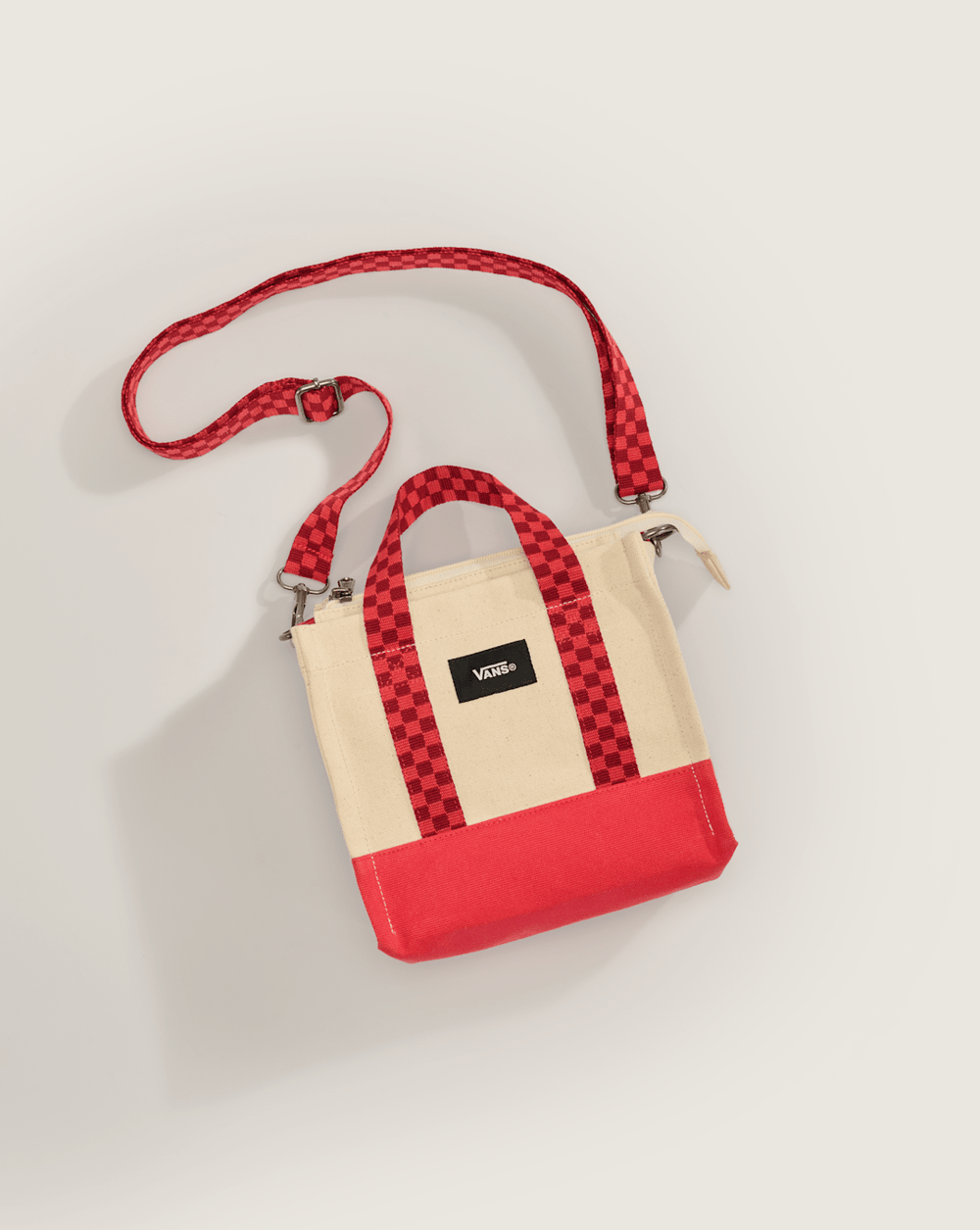 Women|Men Vans Lil Pergs Tote Bag in Crimson Haze Red