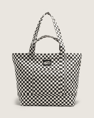 Women|Men Vans Tell All Zip Tote Bag in Checkerboard Black