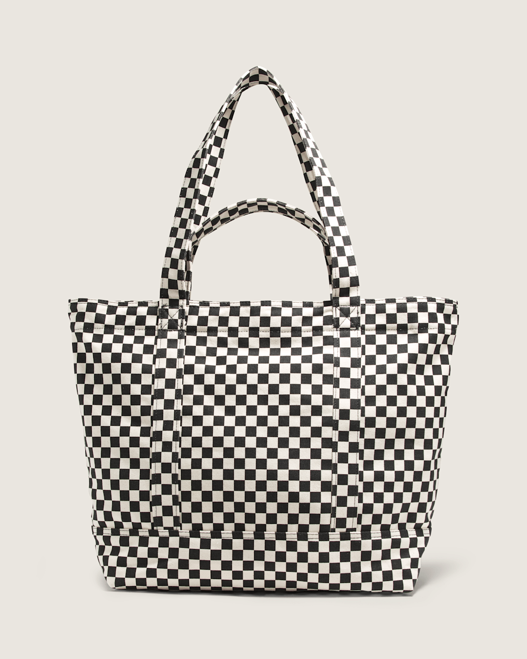 Women|Men Vans Tell All Zip Tote Bag in Checkerboard Black